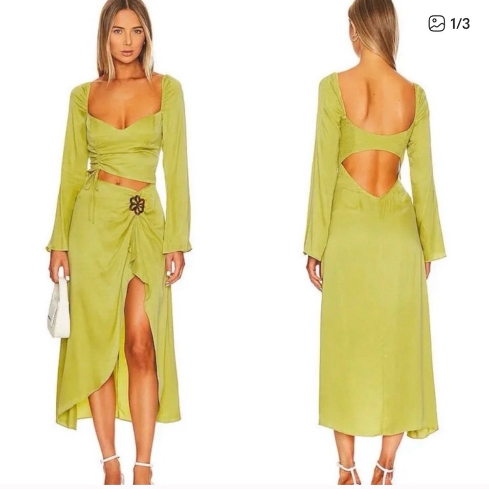 For Love & Lemons Allie Midi Dress